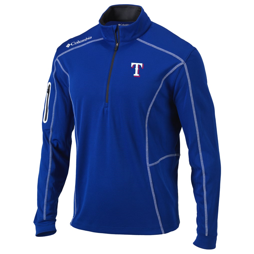 Texas Rangers Columbia Shotgun Omni-Wick Quarter-Zip Pullover Jacket - Royal