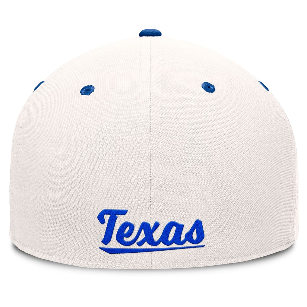 Men's Texas Rangers Fanatics Cream/Royal Unit Fitted Hat