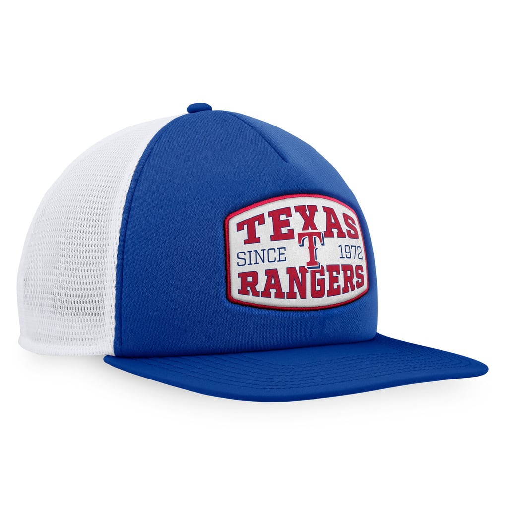 Men's Texas Rangers Fanatics Royal Foam Front Patch Trucker Snapback Hat