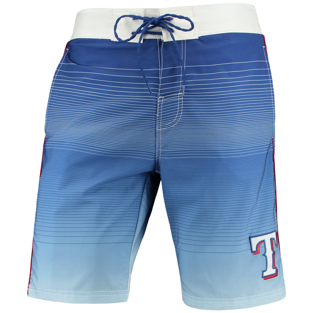 Men's Texas Rangers G-III Sports by Carl Banks Royal Defense Swim Trunk