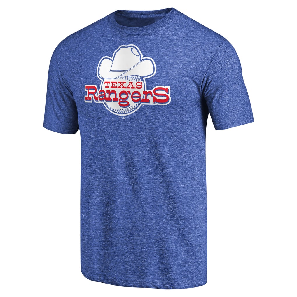 Men's Texas Rangers Heathered Royal Cooperstown Collection Forbes Tri ...