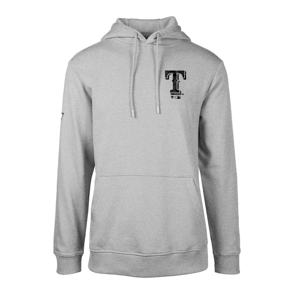 Texas Rangers Levelwear Podium Digital Camo Pullover Hoodie - Gray