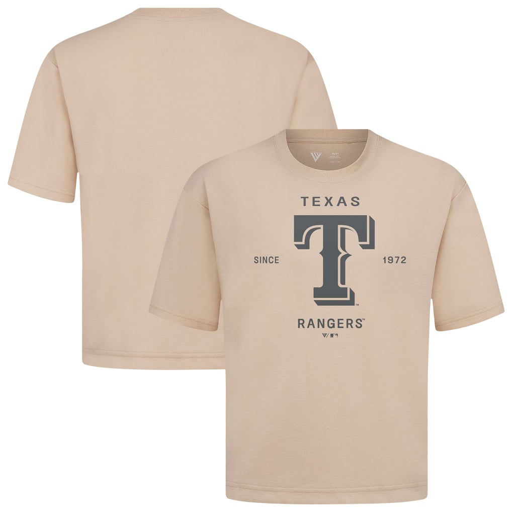 Men's Texas Rangers Levelwear Khaki Crossway Oversized Luxe Signature ...