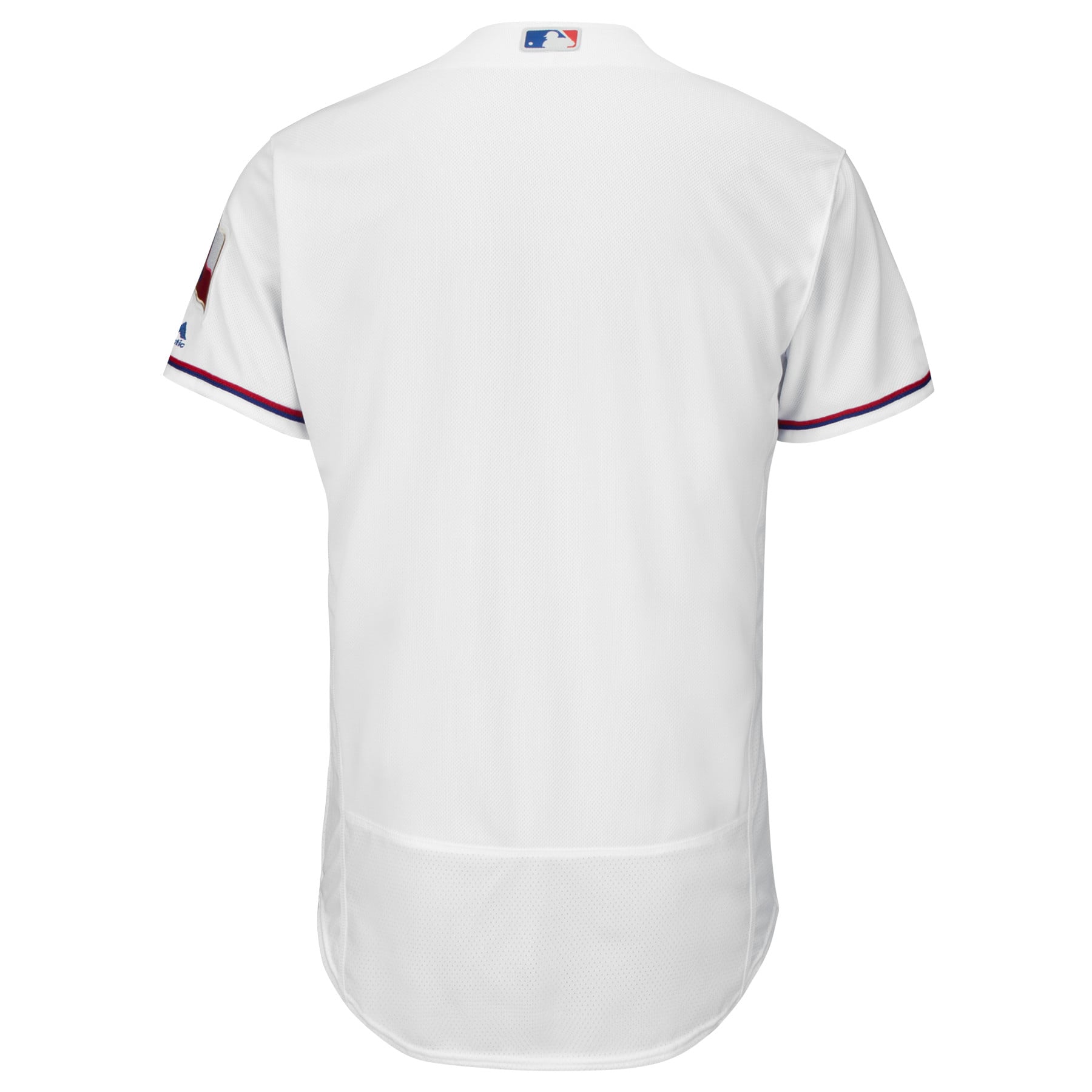 Texas Rangers Majestic Home White Flex Base Authentic Collection