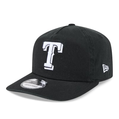 Texas Rangers New Era 19TWENTY Adjustable Hat - Black