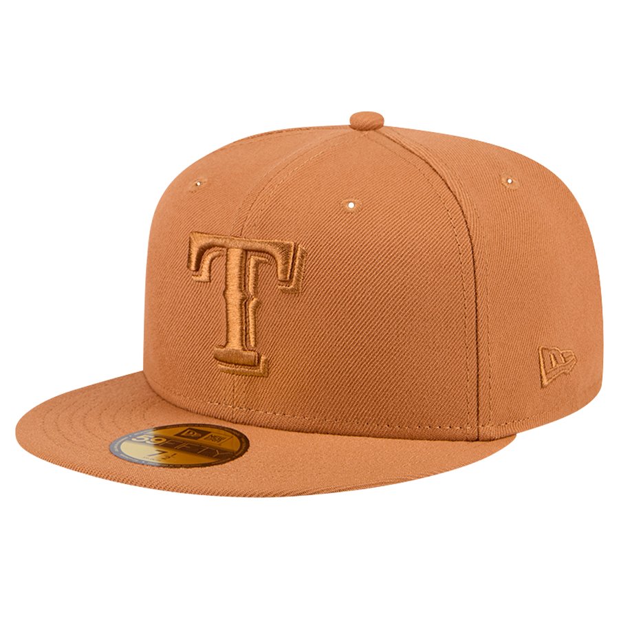 Men's Texas Rangers New Era Brown Color Pack 59FIFTY Fitted Hat