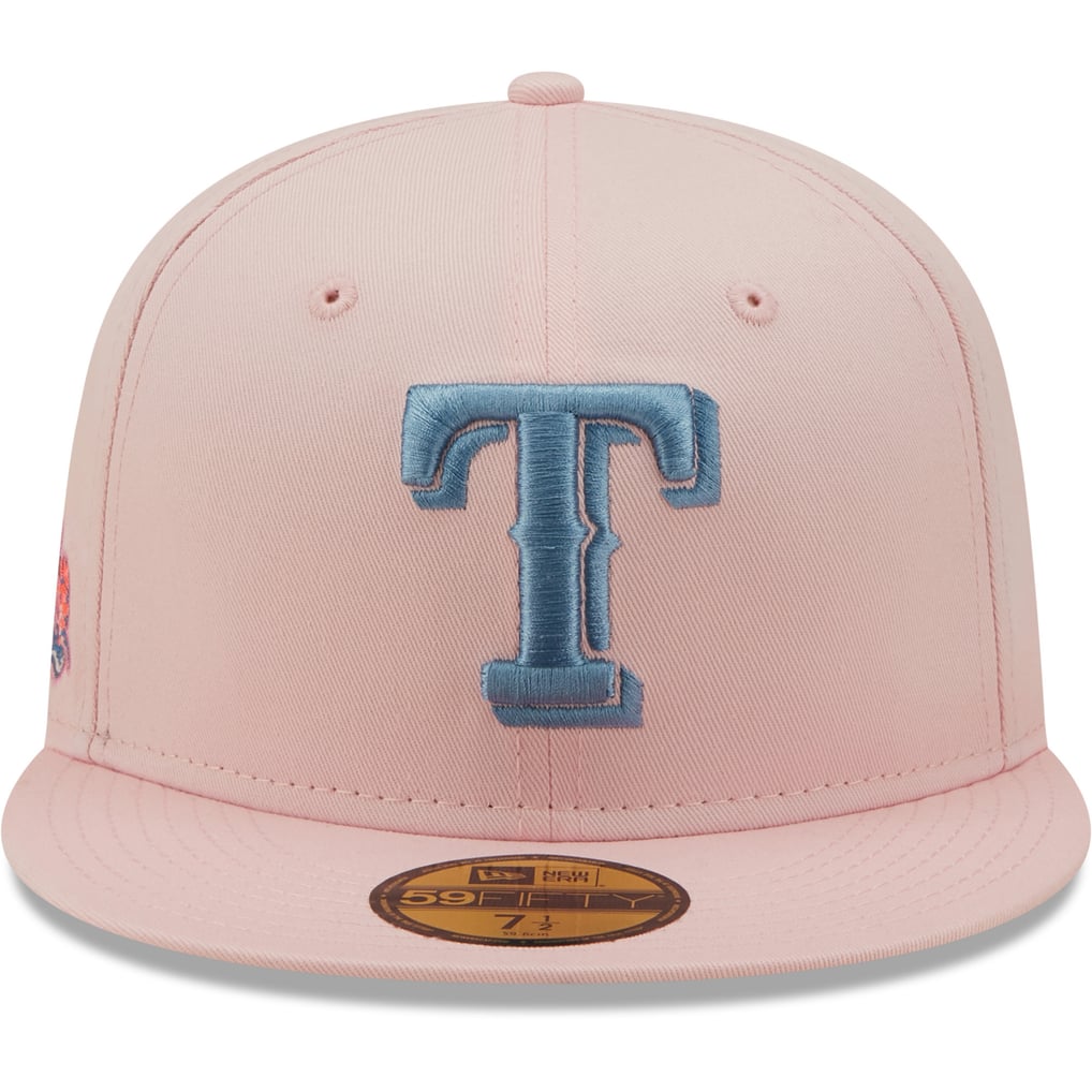 Men's Texas Rangers New Era Pink 2011 World Series Sky Undervisor ...