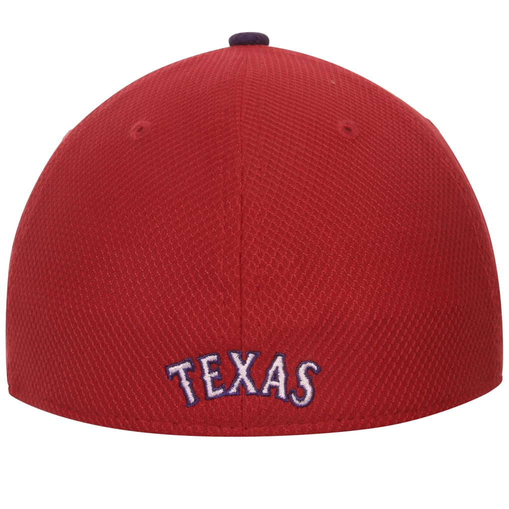 Men's Texas Rangers New Era Red 2-Tone Reverse Diamond Era 39THIRTY ...