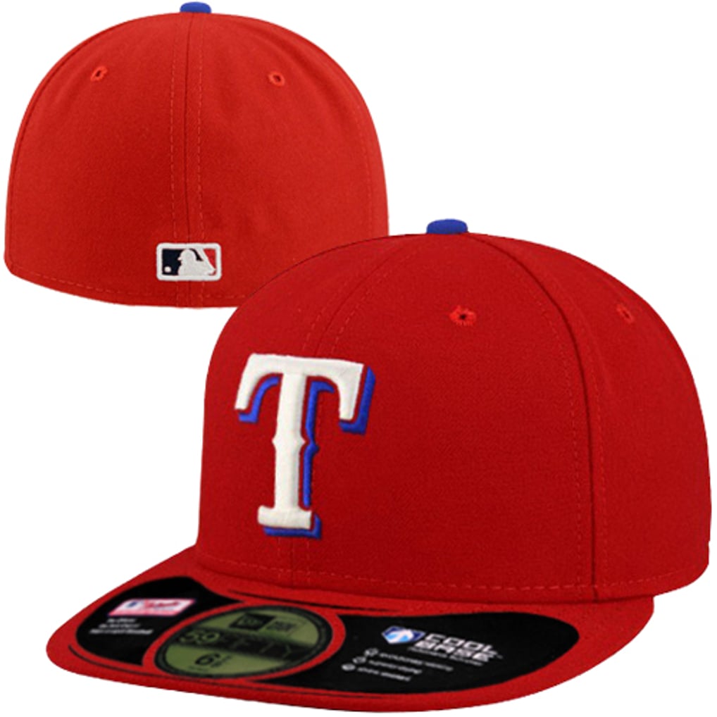 Texas Rangers New Era Red Authentic Collection On-Field 59FIFTY ...