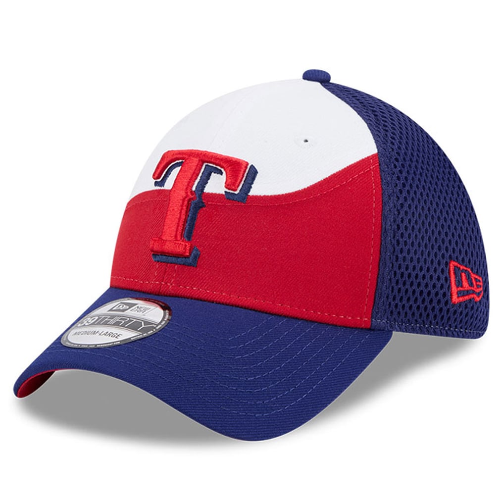 Spring Training Cap Texas Rangers Men's Texas Rangers New Era Red/Royal 2025 Spring Training 39THIRTY ...