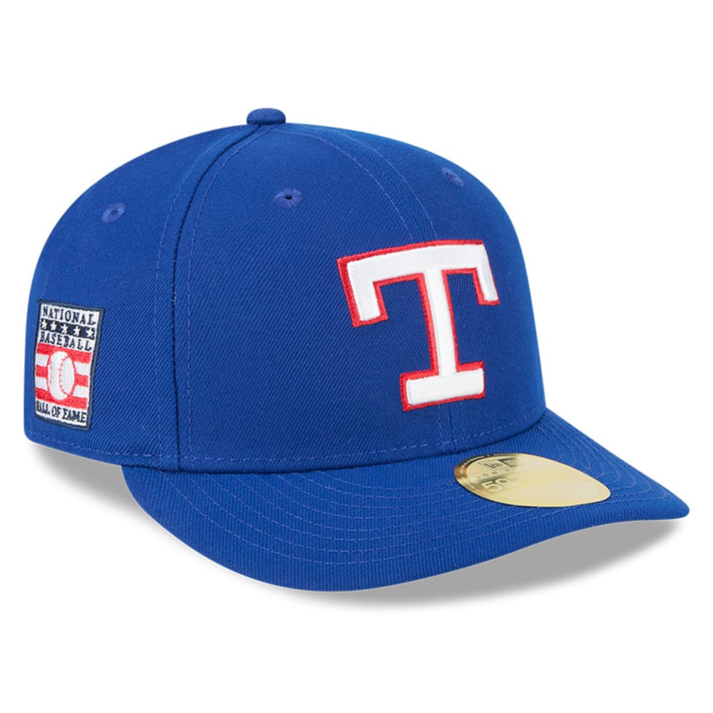 Men's Texas Rangers New Era Royal Baseball Hall of Fame 59FIFTY Low ...