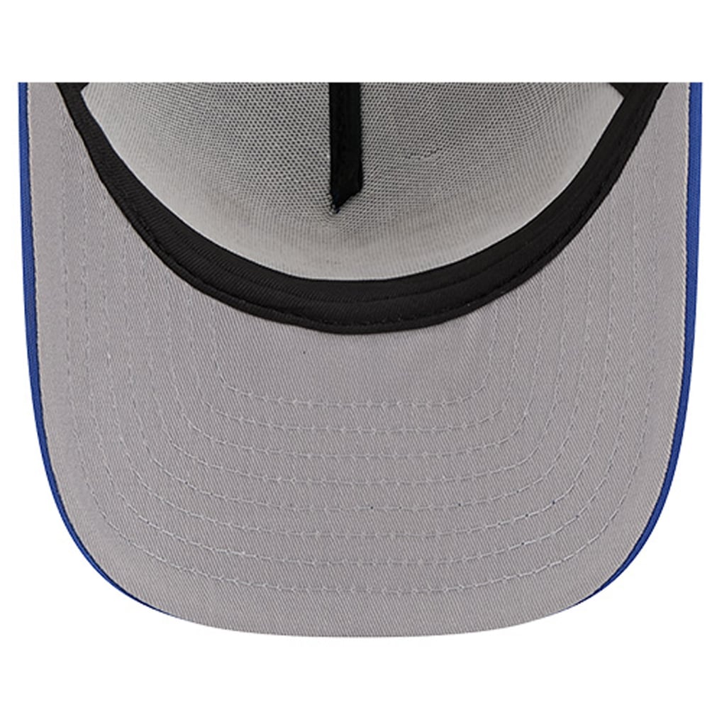 Texas Rangers New Era Vintage Arched Foam Front 9FIFTY A-Frame Adjustable Trucker Hat - Royal