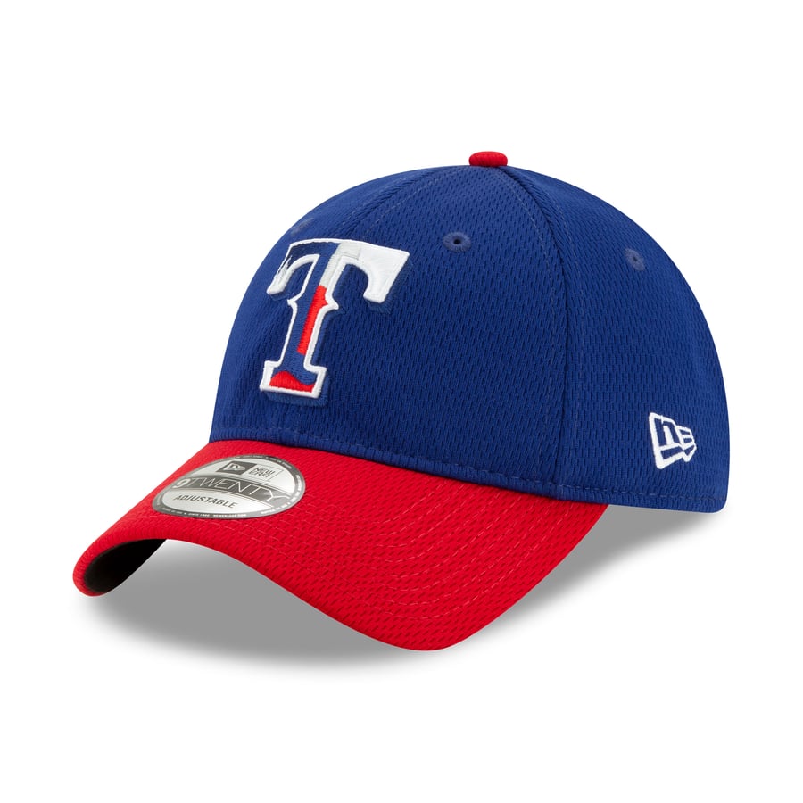 Spring Training Cap Texas Rangers Men's Texas Rangers New Era Royal/Red 2020 Spring Training 9TWENTY ...