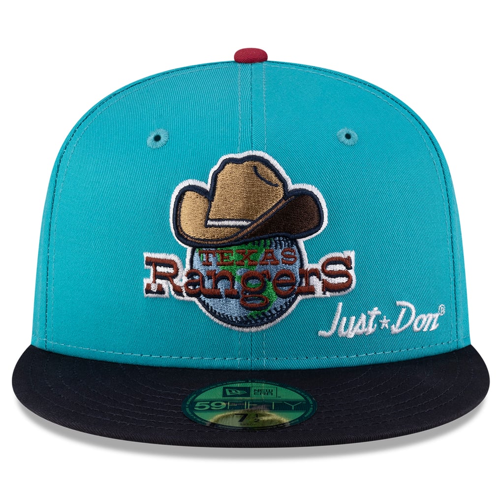 Men's Texas Rangers New Era x Just Don Turquoise/ Black Just Don x ...