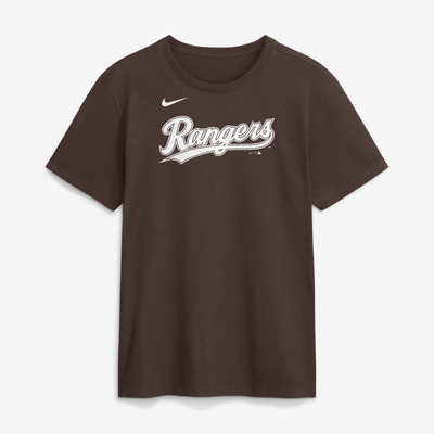 Texas Rangers Nike Core Cinder T-Shirt - Brown