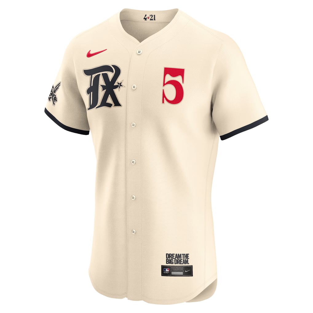 Men's Texas Rangers Corey Seager Nike Cream City Connect Elite Player ...