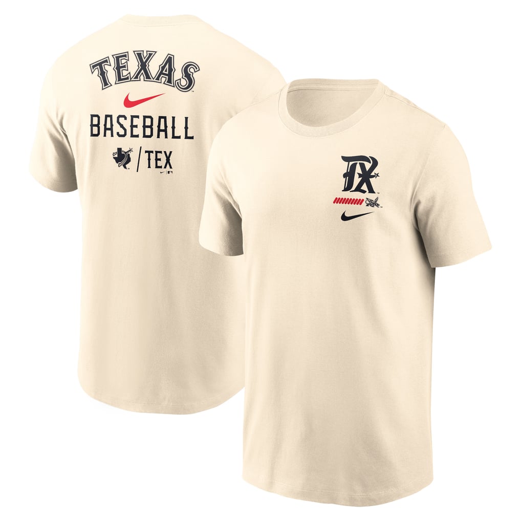 Men's Texas Rangers Nike Cream City Connect Double T-Shirt