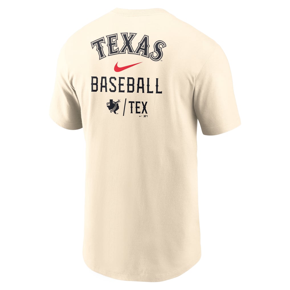 Men's Texas Rangers Nike Cream City Connect Double T-Shirt