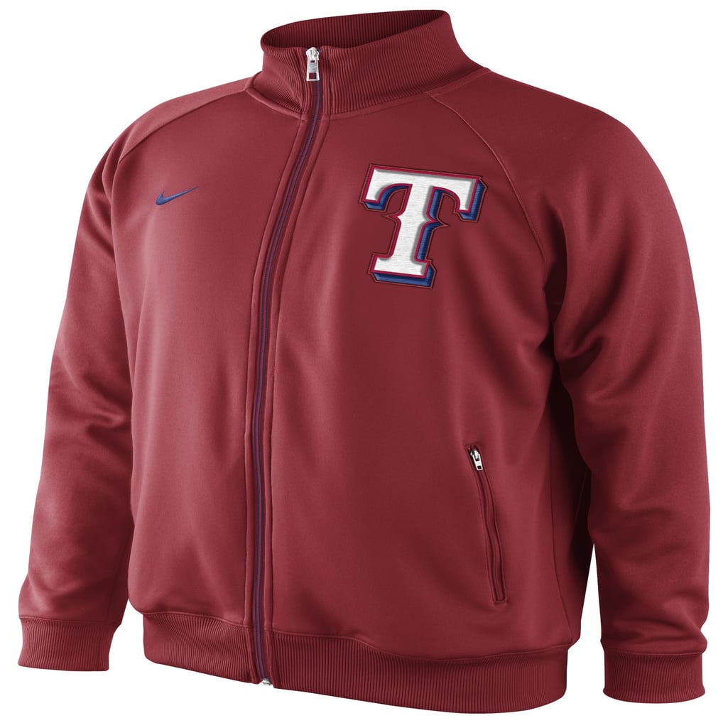 Men's Texas Rangers Nike Red Track Jacket