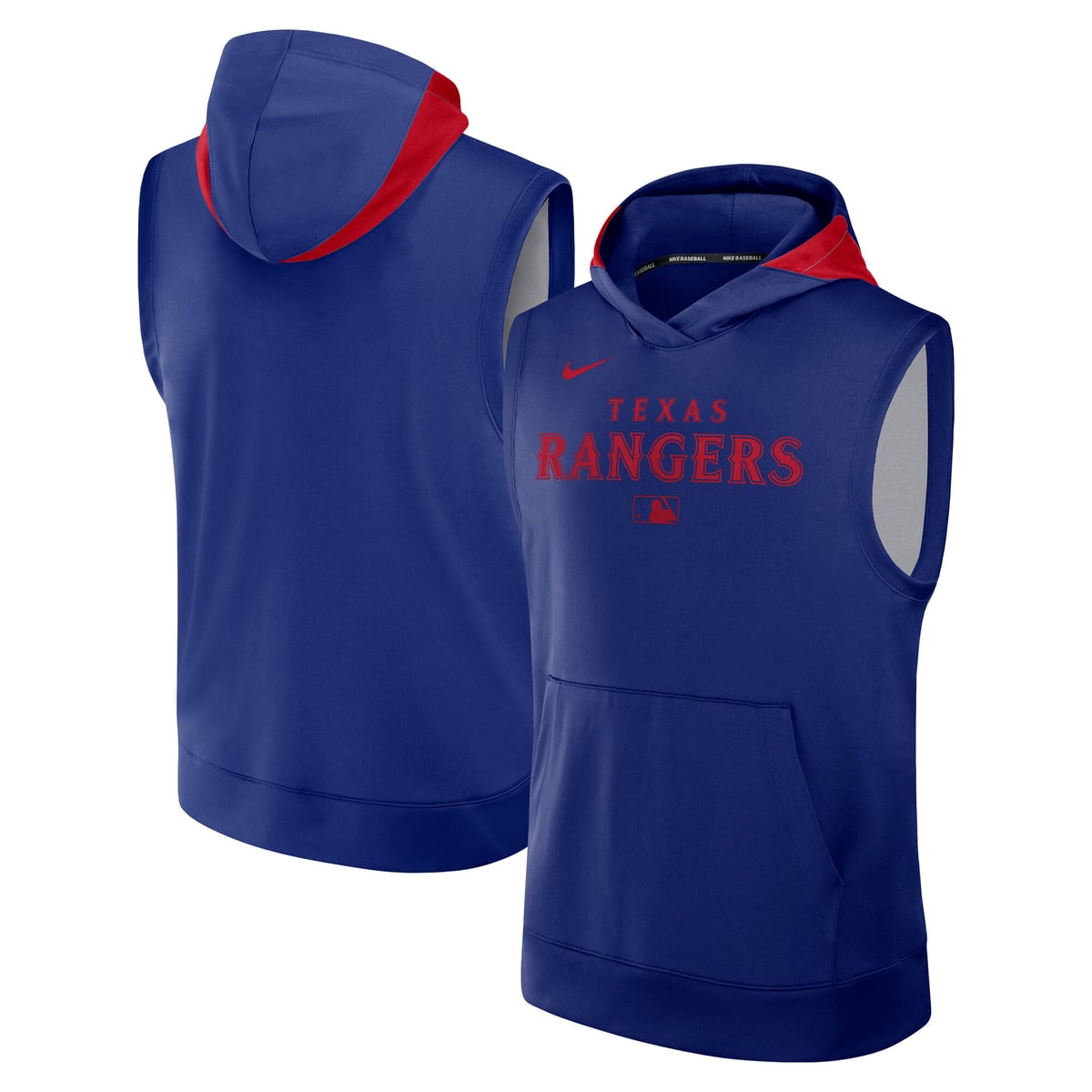Men's Texas Rangers Nike Royal Authentic Collection Dri-FIT Sleeveless ...