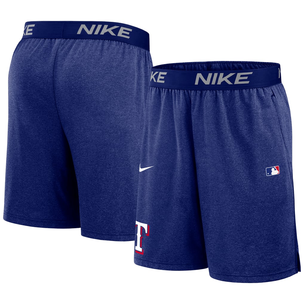Texas Rangers Nike Authentic Collection Performance Knit Shorts - Royal