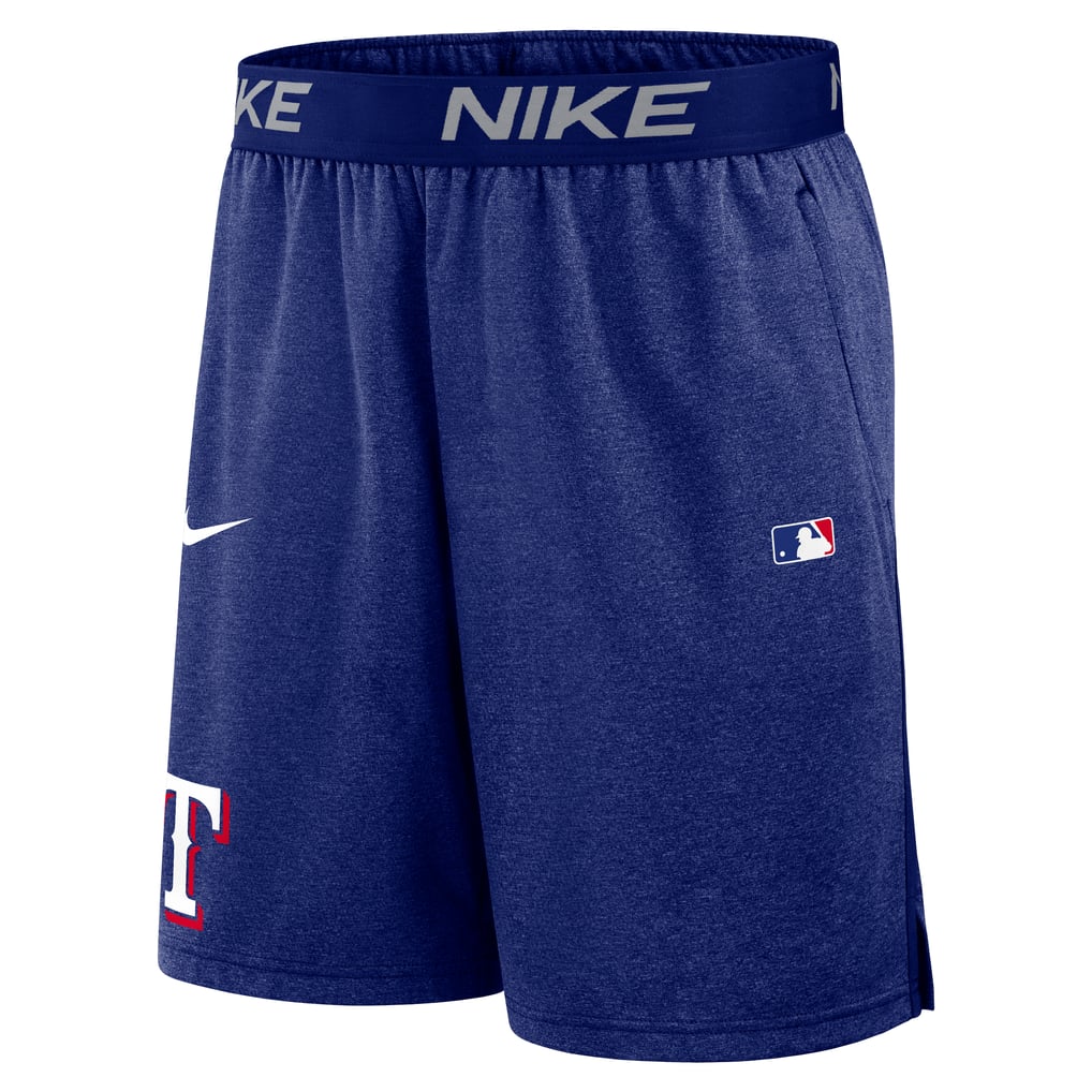 Texas Rangers Nike Authentic Collection Performance Knit Shorts - Royal