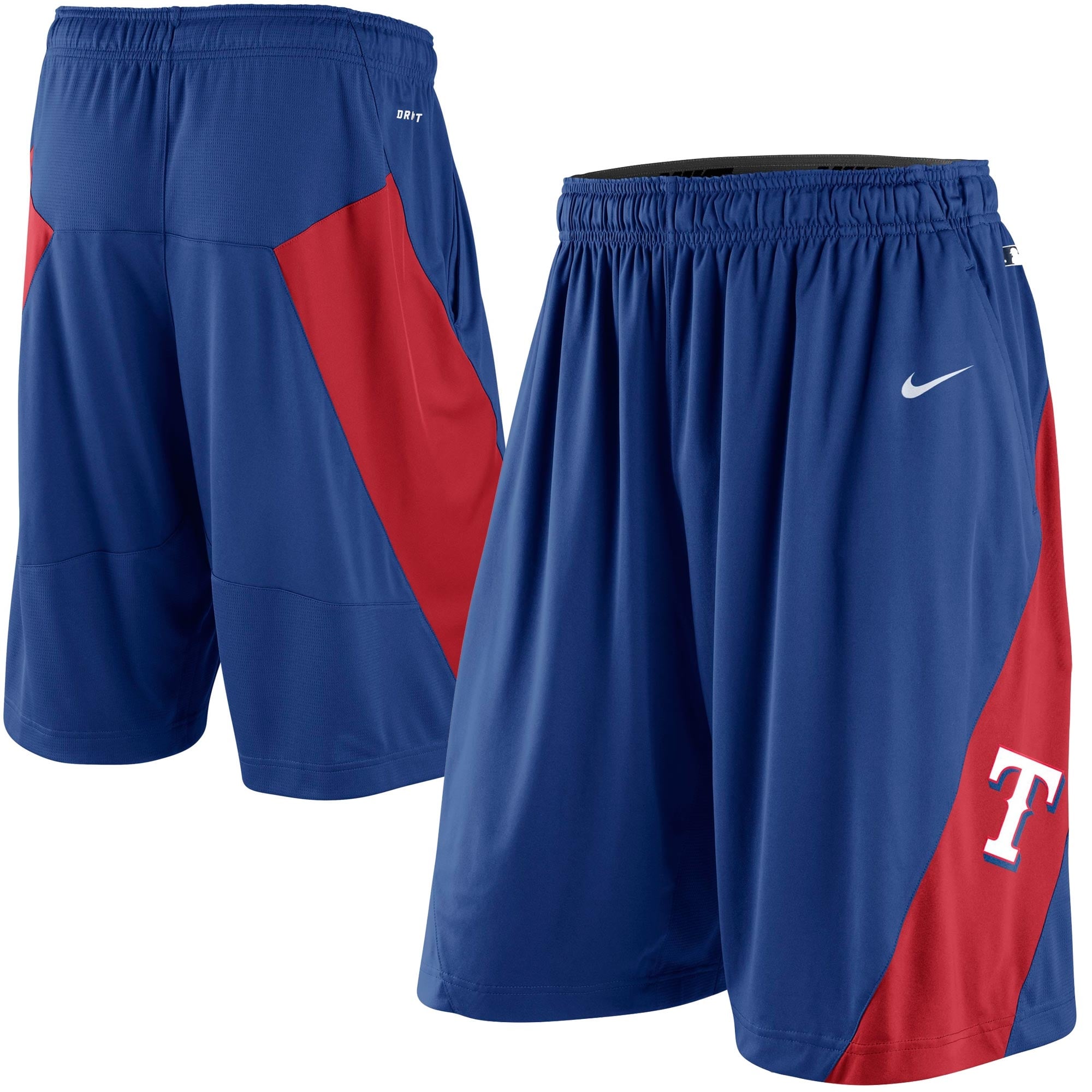 Men's Texas Rangers Nike Royal Performance Training Shorts
