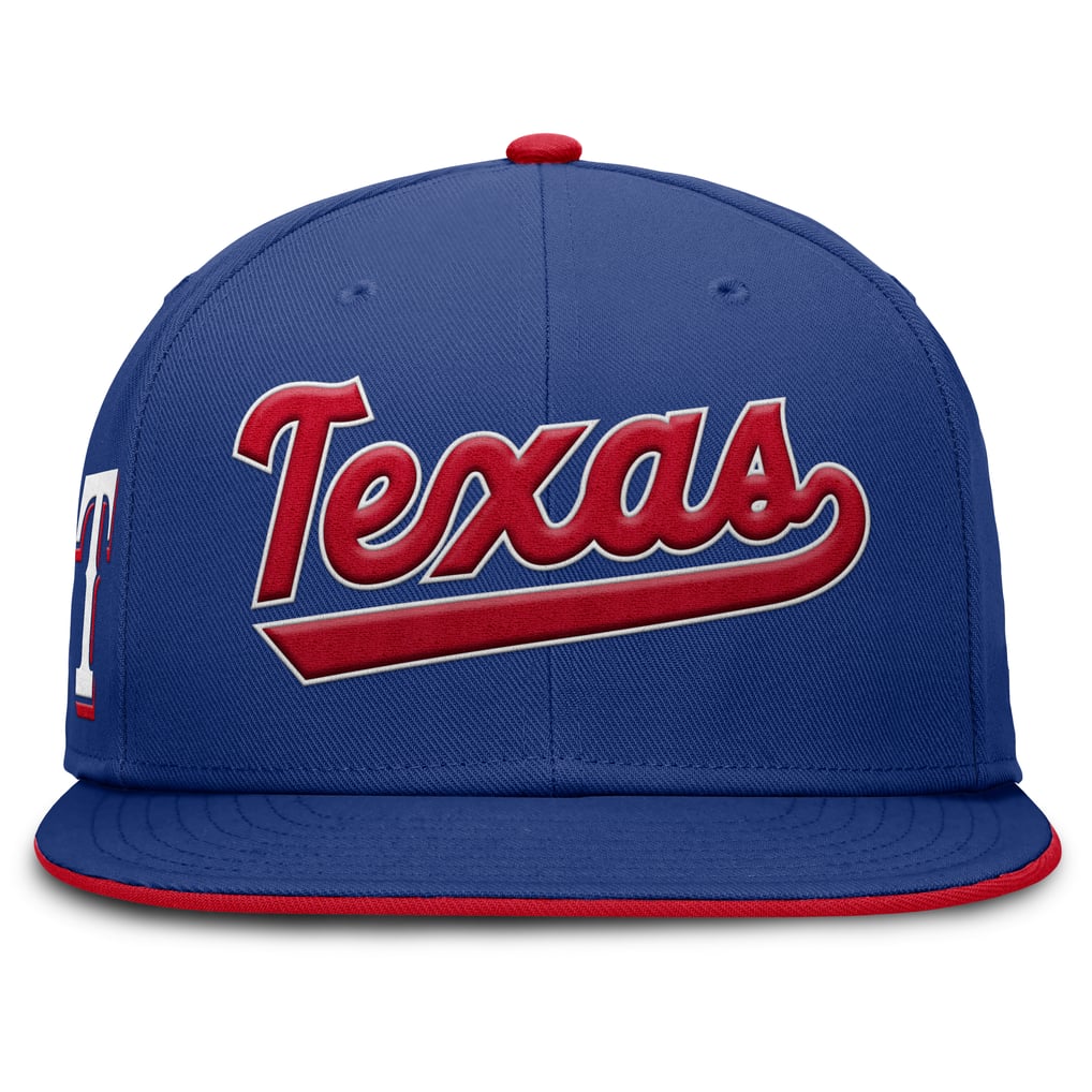 Texas Rangers Nike Primetime Dri-FIT Round Bill True Fitted Hat - Royal