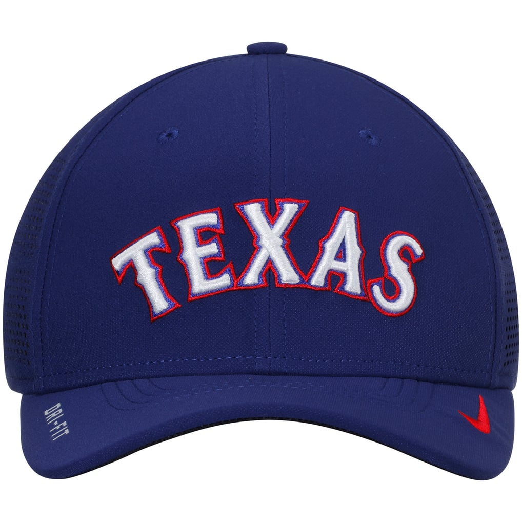 Men's Texas Rangers Nike Royal Vapor Classic Swoosh Performance Flex Hat