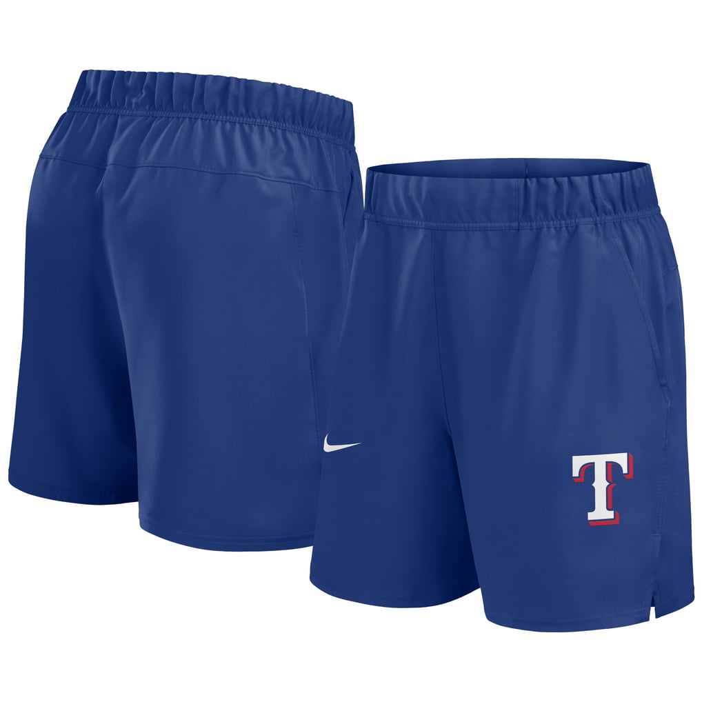 Men's Texas Rangers Nike Royal Woven Victory Dri-FIT Shorts