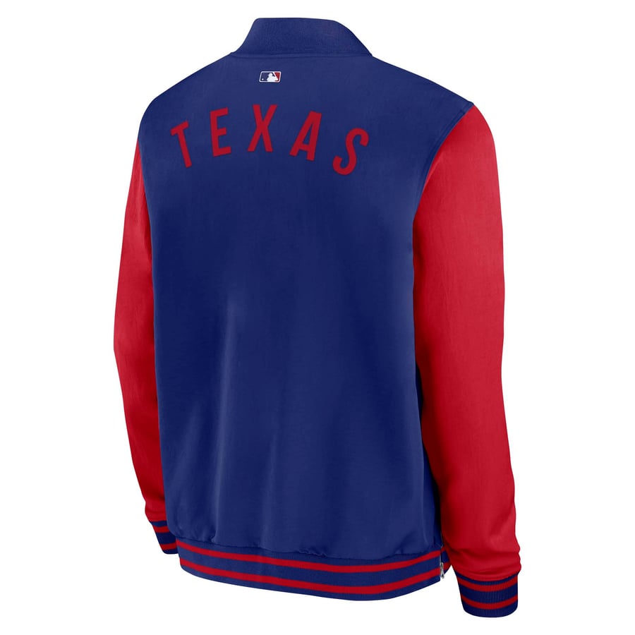 Men's Texas Rangers Nike Royal/Red Authentic Collection Dugout Relaxed ...