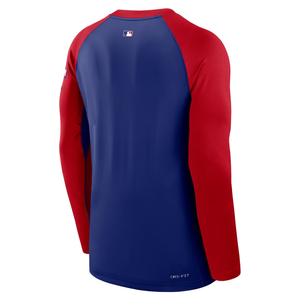 Men's Texas Rangers Nike Royal/Red Authentic Collection Game Time Dri ...