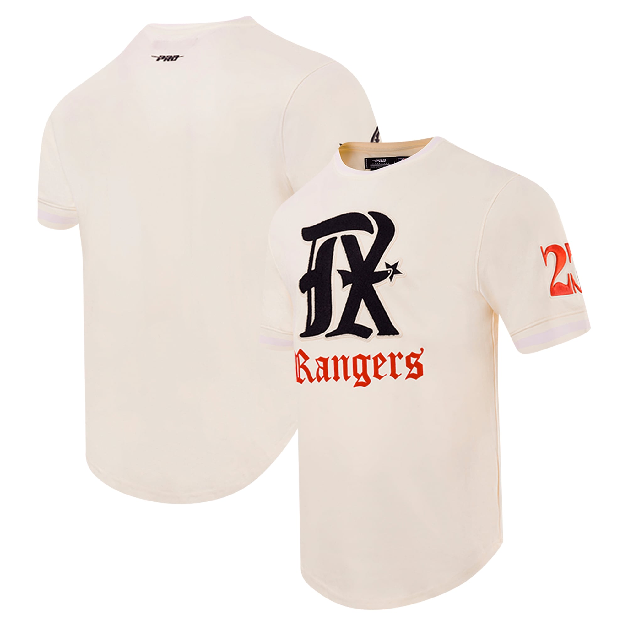 Men's Texas Rangers Pro Standard Cream City Connect T-Shirt