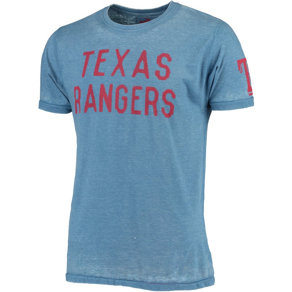 Men's Texas Rangers Red Jacket Royal Hoist T-Shirt