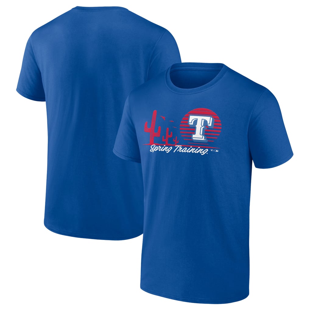 Texas Rangers MLB Spring Training Horizon Line T-Shirt - Royal