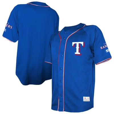  Texas Rangers Stitches Team Color Full-Button Jersey - Royal