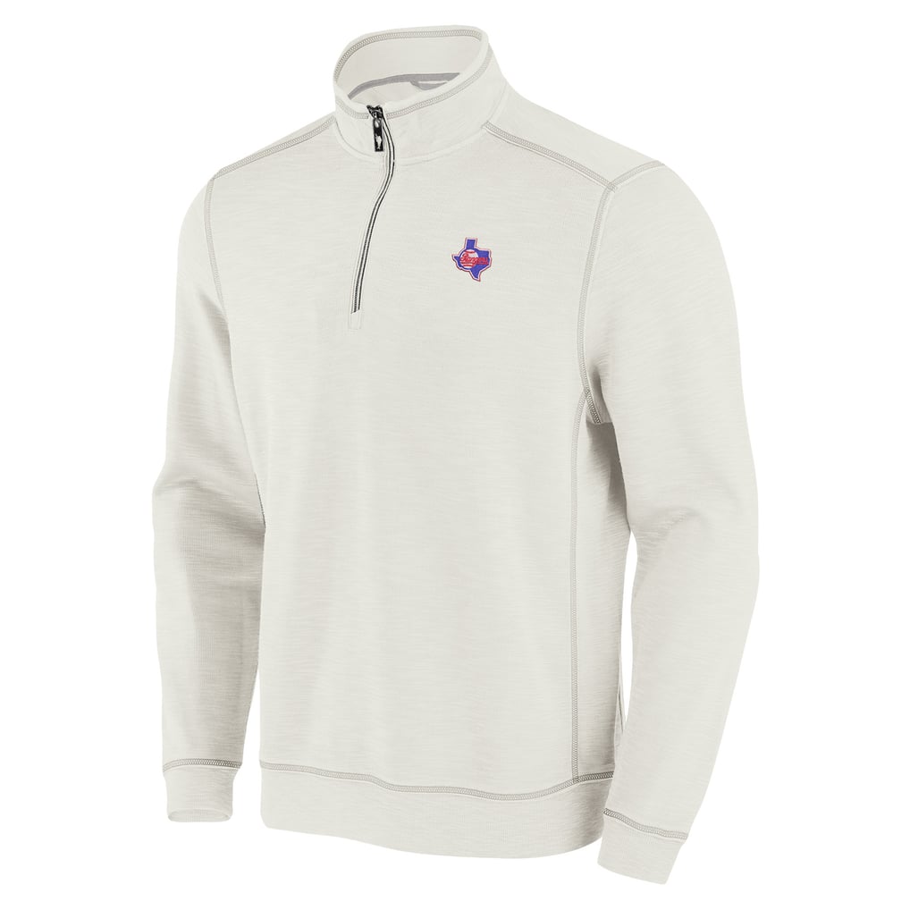 Men's Texas Rangers Tommy Bahama Cream Sport Tobago Bay Tri-Blend Half ...