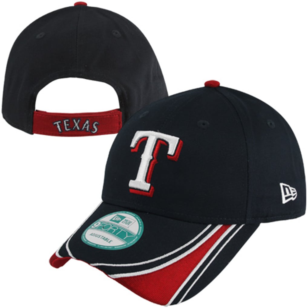 New Era Texas Rangers Vadazzle 9FORTY Adjustable Hat - Navy Blue