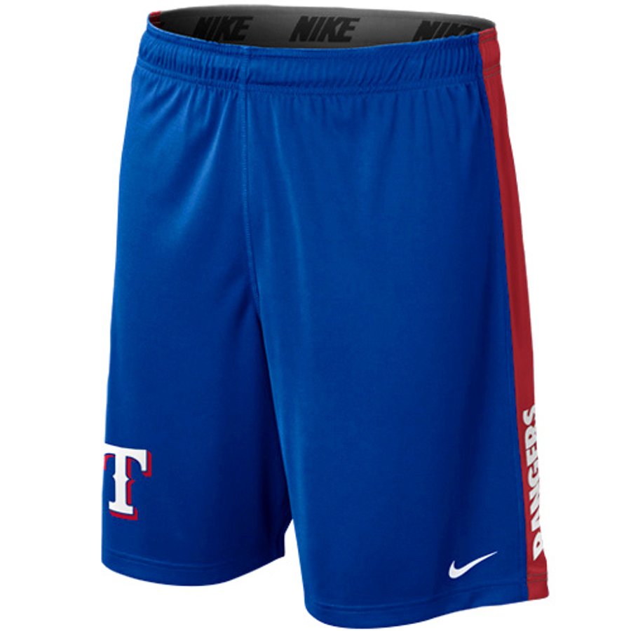 Nike Texas Rangers Authentic Collection Performance Fly Shorts - Royal Blue