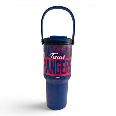 Texas Rangers Pegasus 24oz. Speckled Gradient Stainless Steel Dual Top Water Bottle