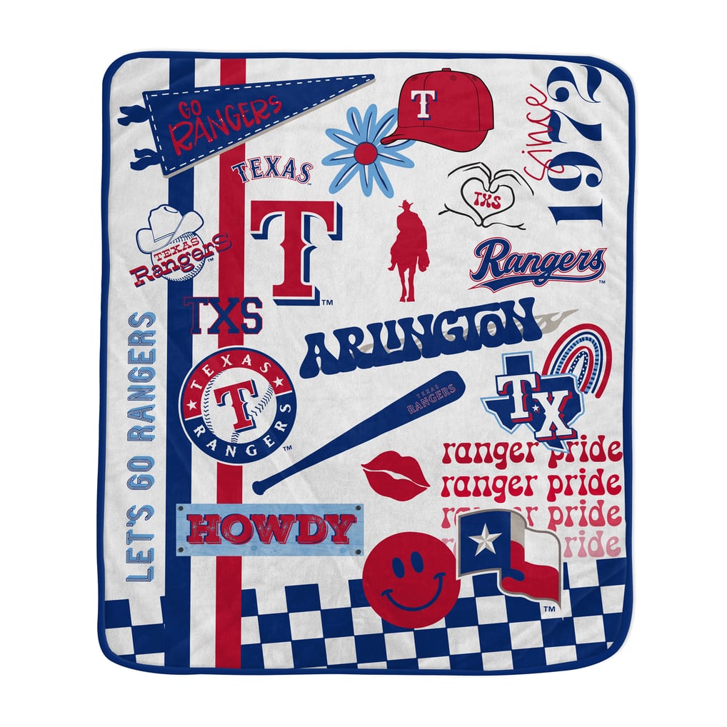 Texas Rangers Pegasus 60” x 70” Fan Favorite Royal Plush Blanket