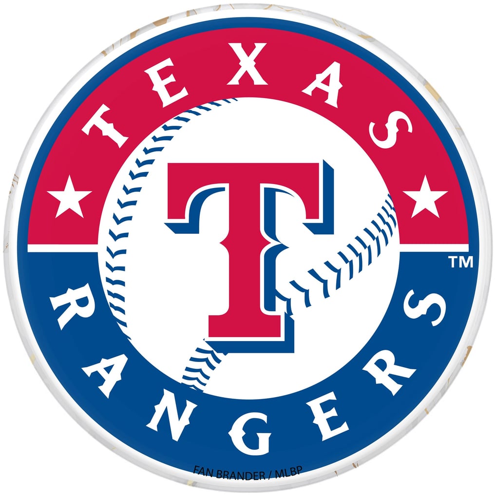 Texas Rangers PopSockets White Marble Design PopGrip