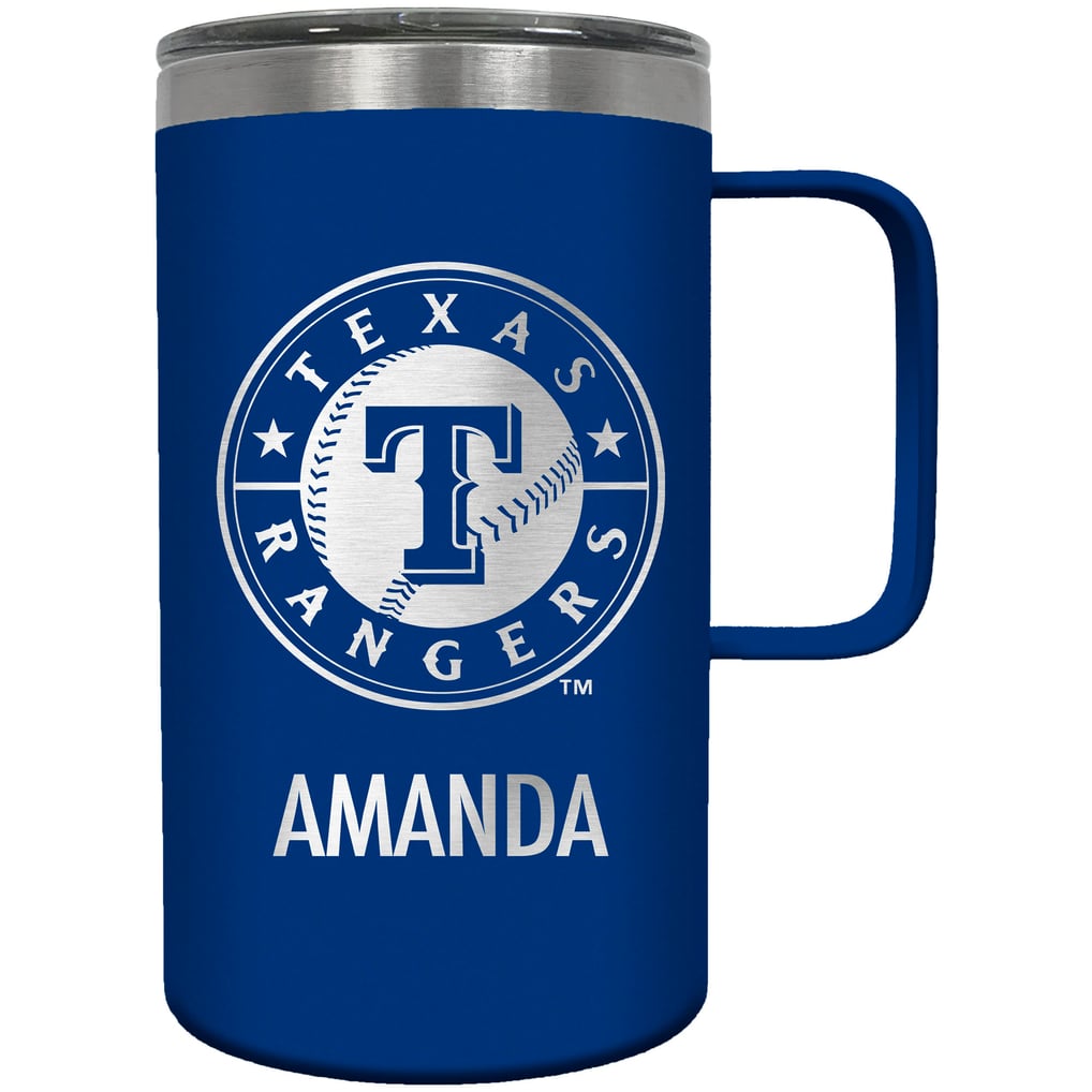 Texas Rangers 18oz. Personalized Hustle Mug