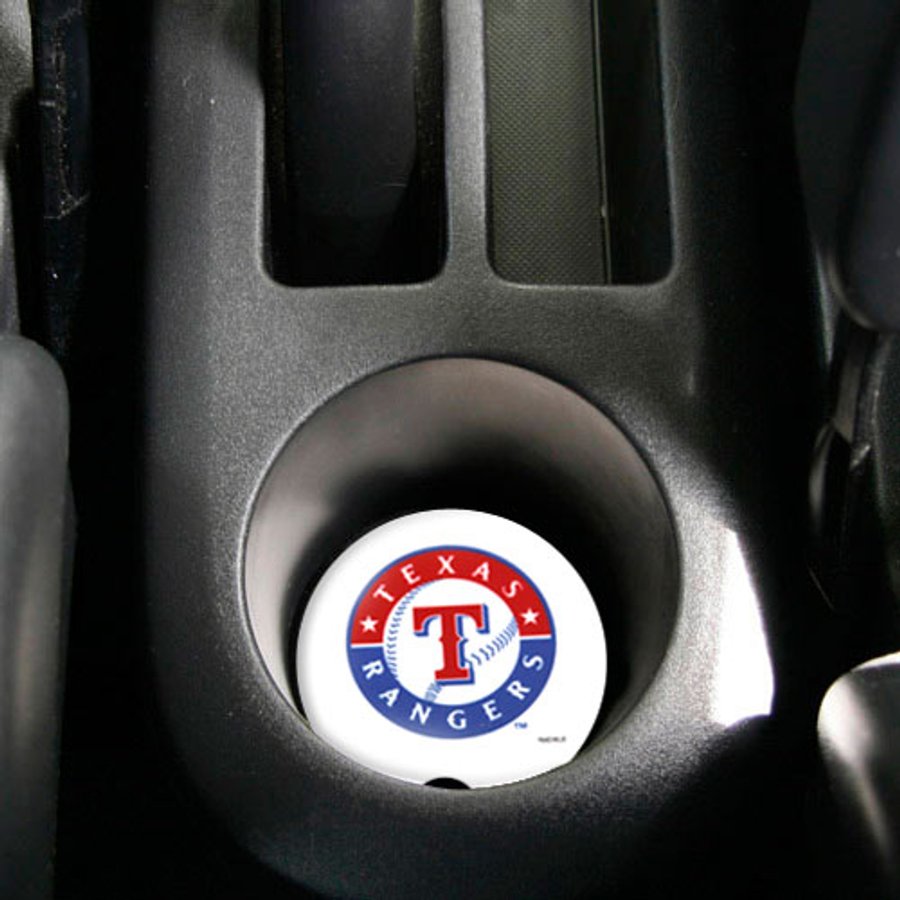 Texas Rangers 2-Pack Absorbent Car Coasters