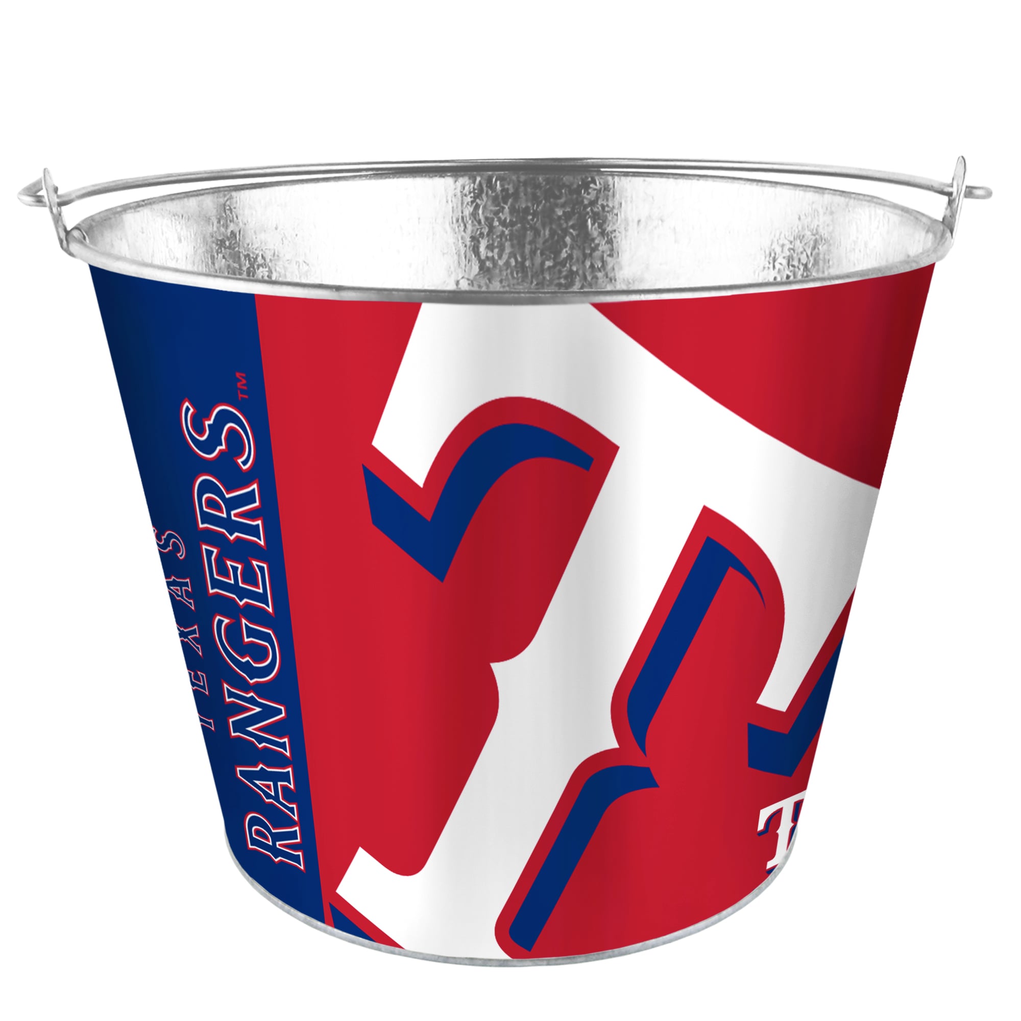 Texas Rangers 5-Quart Hype Metal Bucket