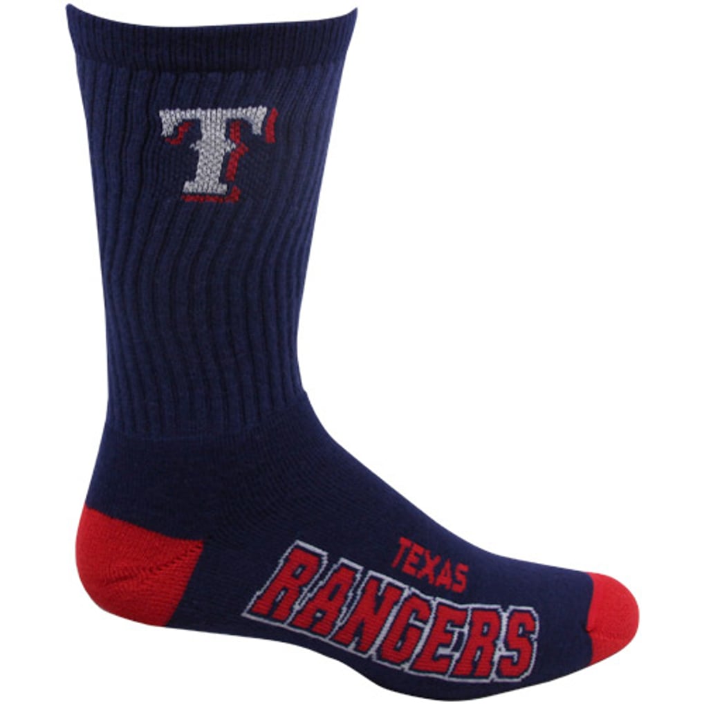 Texas Rangers Cap Logo Socks - Navy Blue