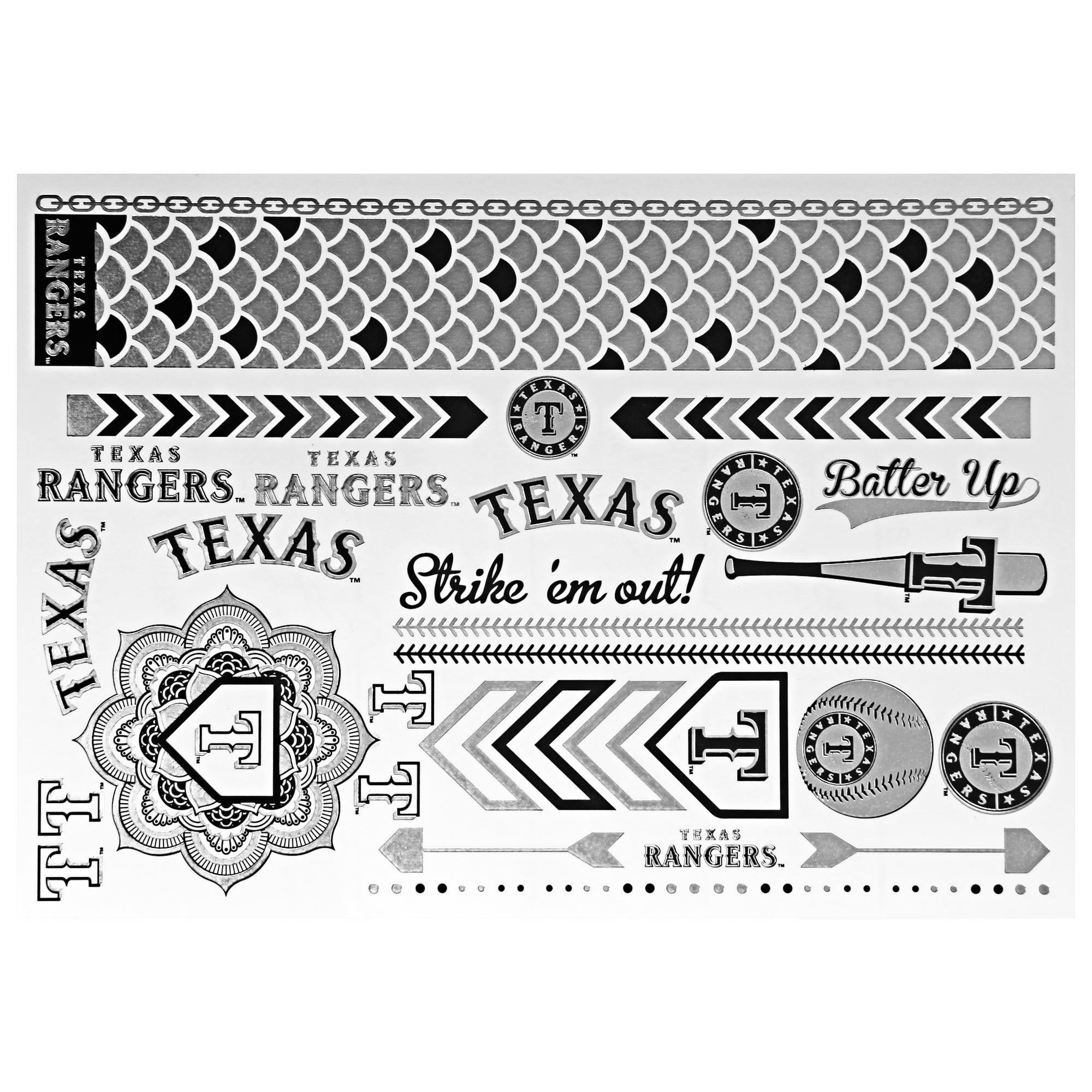 Texas Flash Design Texas Rangers Flash Tattoos