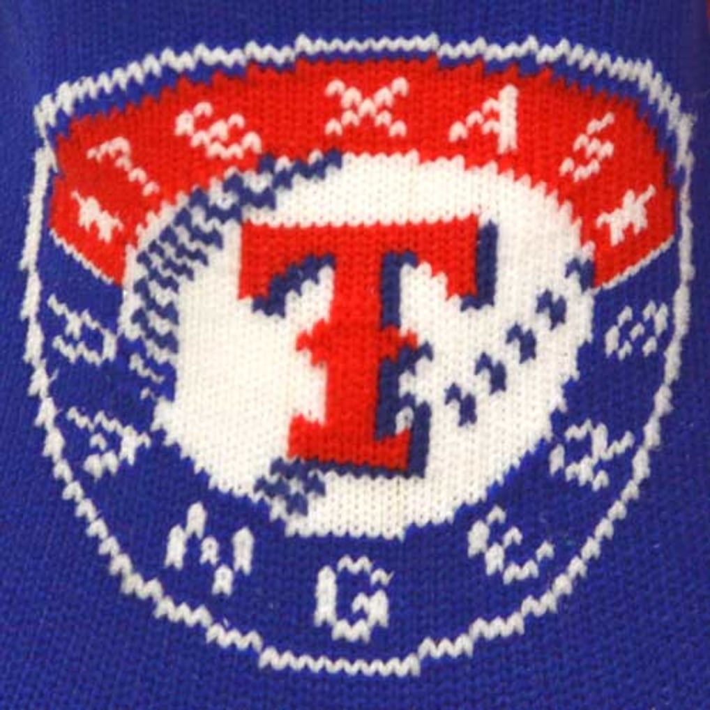 Texas Rangers Infant Skidders Gripper Socks - Royal Blue/Red