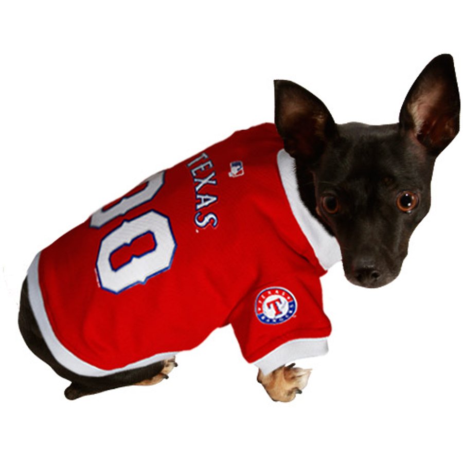 Texas Rangers Mesh Dog Jersey Red