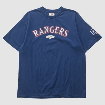 Texas Rangers Nike 2000s T-shirt - Navy - L by Fanatics Real Vintage